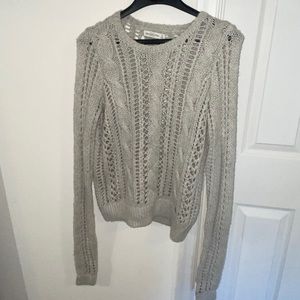 Abercrombie gray knit sweater
